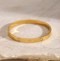 Brazalete circon corazón