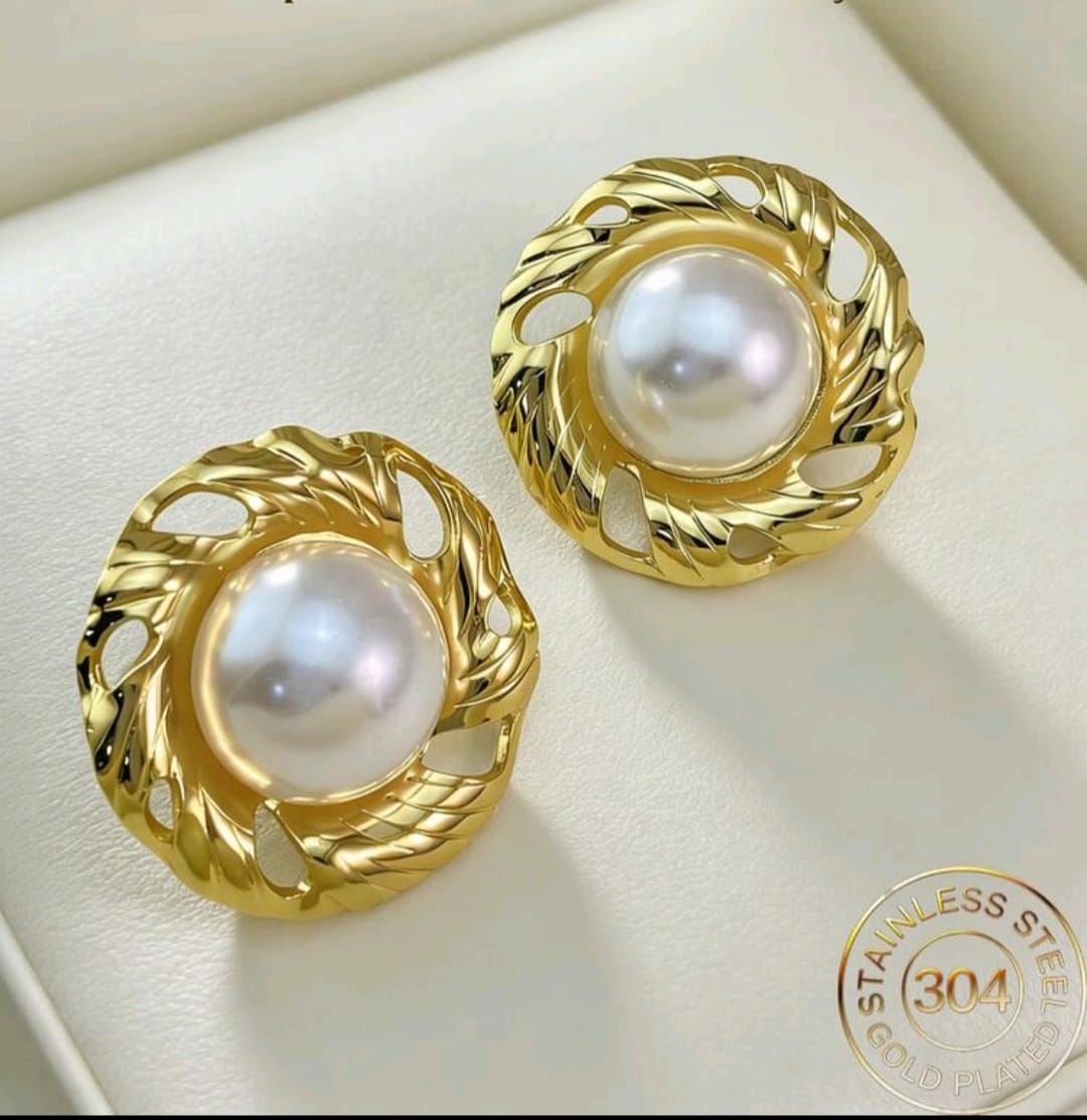 Arete perla grande
