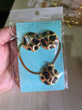 Conjunto aretes y cadena plana