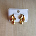 Arete gota triple corrugado
