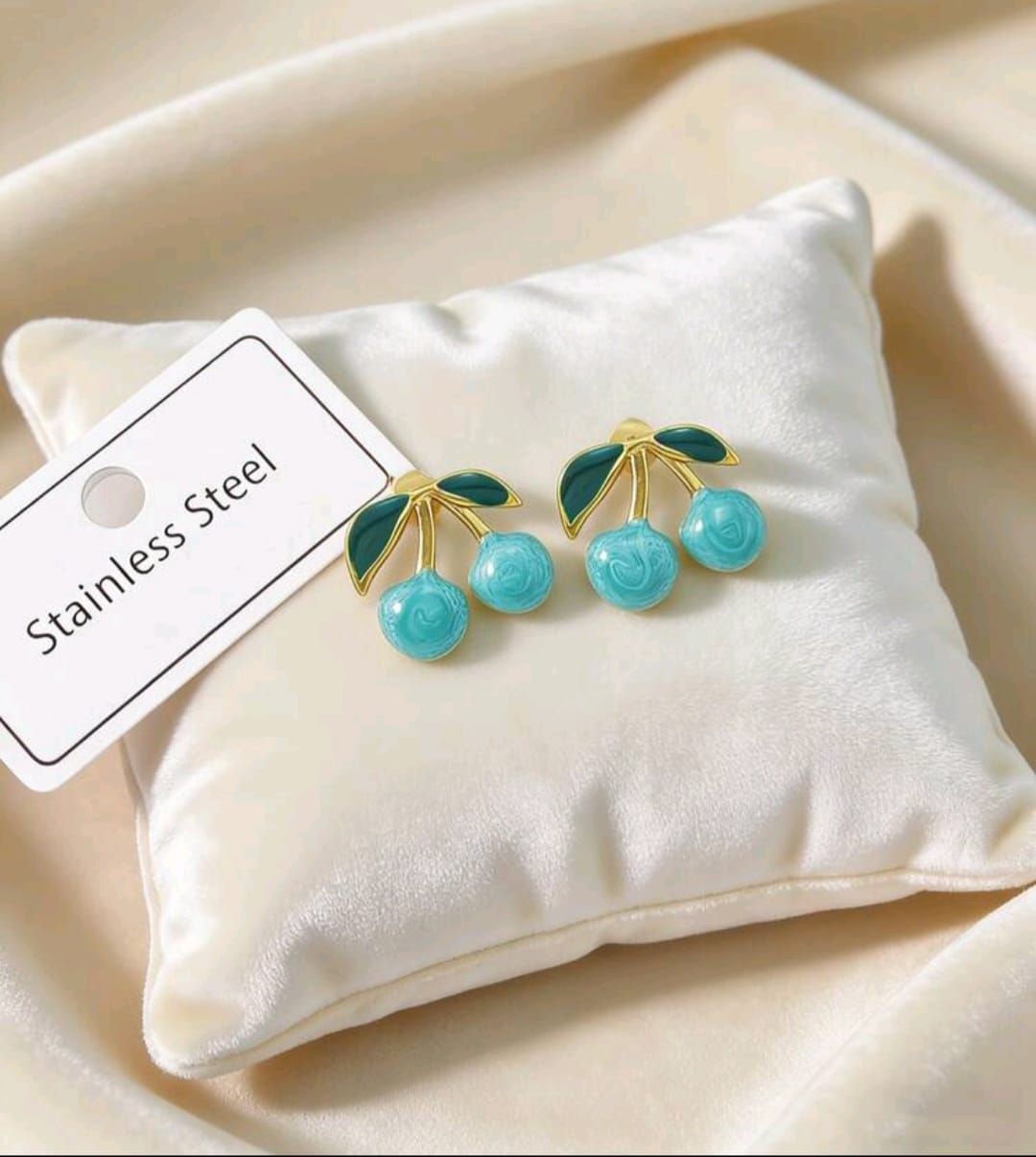 Arete cereza verde