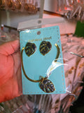 Conjunto aretes y cadena plana
