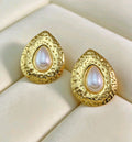 Arete forma gota perla