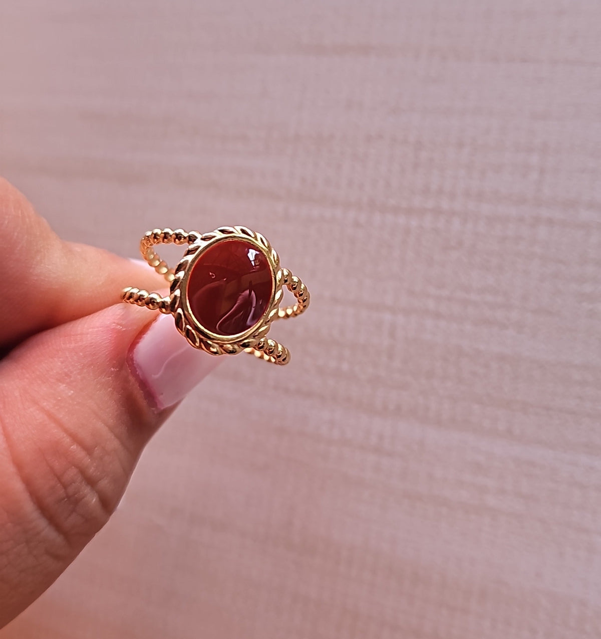 Anillo acero