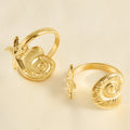 Anillo estrella caracol de mar